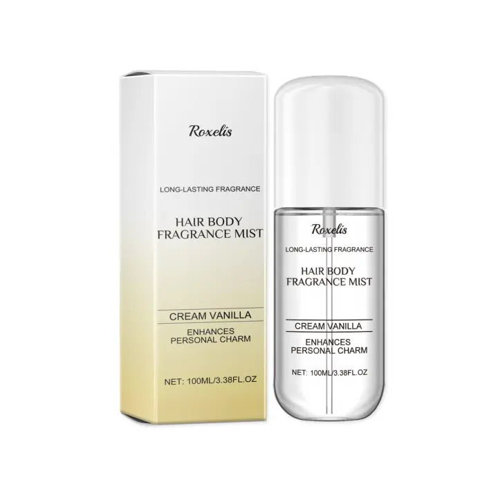Spray de fragancia de crema, fragancia natural, fresca, encantadora y duradera, cuerpo diario, vainilla después de la oreja, elegante - 1