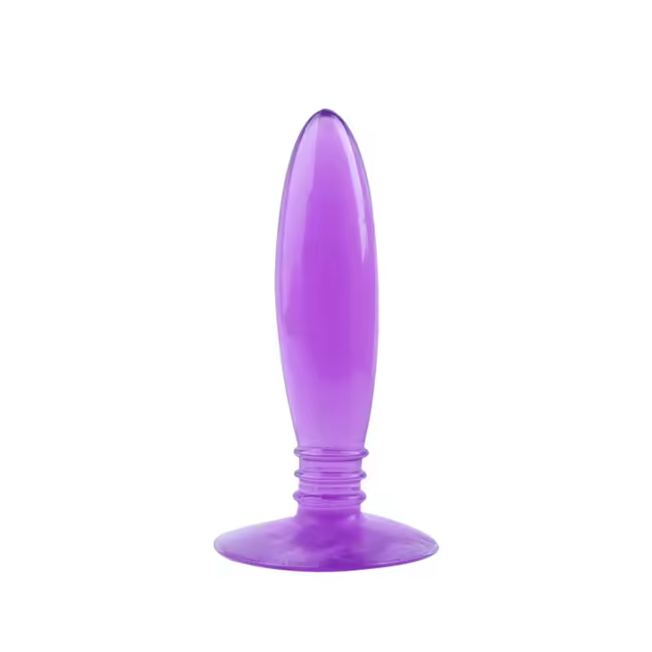 Mini gelatina Anal con sensación de piel Real, productos sexuales para adultos, tapón Anal para principiantes, juguetes eróticos - 1