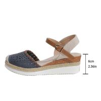 Sandalias de tacón de cuña para mujer, zapatos de verano - details 0