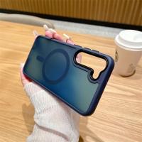 Nueva funda de teléfono de negocios translúcida mate de lujo para Samsung Galaxy S25 S24 Ultra S23 S22 Plus S20 S21 FE Magsafe cubierta magnética - details 13