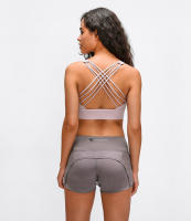 Sujetador Deportivo de Yoga para Mujeres SHINBENE con Correa Cruzada y Almohadilla Plantilla Inalámbrico Top de Entrenamiento Fitness - details 28