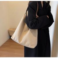 Bolso de hombro de gamuza de gran capacidad para mujer, bolso de viaje informal Simple, bolsos Retro, Otoño e Invierno - details 17