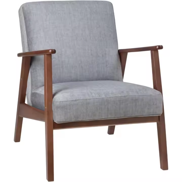 Butaca Antimanchas de Estilo Nórdico - Butacas de Salón de Madera Maciza - Totalmente MONTADA - Fabricada en España - 1