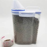 Recipiente de Almacenamiento de Plástico para Alimentos de Mascotas con Capacidad de 1.5kg/2kg con Taza de Medición a Prueba de Humedad y Sellado Accesorios para Mascotas - details 7
