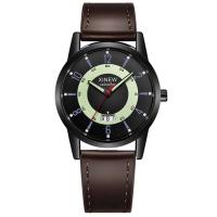 Relojes baratos de marca XINEW genuinos de lujo de primera calidad para niños, reloj de cuarzo con fecha y correa de Cuero Simple a la moda negra, reloj Erkek Barato Saat Relogio Masculino - details 7