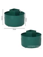 Soporte para bolígrafo giratorio de 360 ° Caja organizadora estacionaria de escritorio 5 ranuras Almacenamiento Kawaii de oficina rosa para organizadores de escritorio Suministros de oficina - details 15