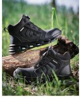 Zapatos Universales de Seguridad para Hombres Cabeza de Acero, A Prueba de Golpes, Antideslizantes, Hebilla Giratoria, Resistentes al Desgaste - details 17