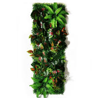 Paneles de Pared de Plástico y Hierba Artificial 40*120cm Ideal para Decoración de Fondo Verde de Hotel Uso Inside y Outside del Jardín - details 3