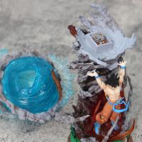 Figuras de acción de Pvc coleccionables, juguetes coleccionables de 25cm, Spirit Bomb, Sou Goku, estatua de Super Saiya, regalo - details 13