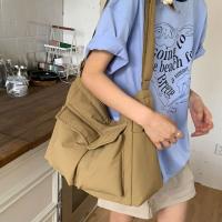 Bolso cruzado de nailon de gran capacidad con múltiples bolsillos, bolso de hombro deportivo para hombre, bolso de mensajero de lona portátil de estilo coreano, bolso de viaje - details 16