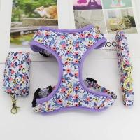 Conjunto de Collar de Bulldog Francés Correa de Nylon Estable con Estampado de Cachorros Gatos - details 12