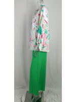 Junxi Wan Conjunto Casual de 2 Piezas Floral Camisa de Manga Larga y Pantalones de Pierna Ancha - details 13