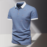 Polos de Algodón 100% para Hombres Verano 2024 Manga Corta Camisetas de Moda Transpirables - details 4