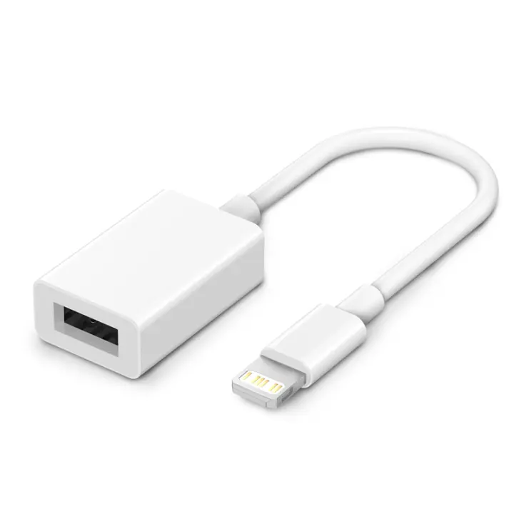 Nephy Adaptador de Lectora de Cámara USB 3.0 para Apple OTG Kit de Cable de Datos para iPhone y iPad - 1