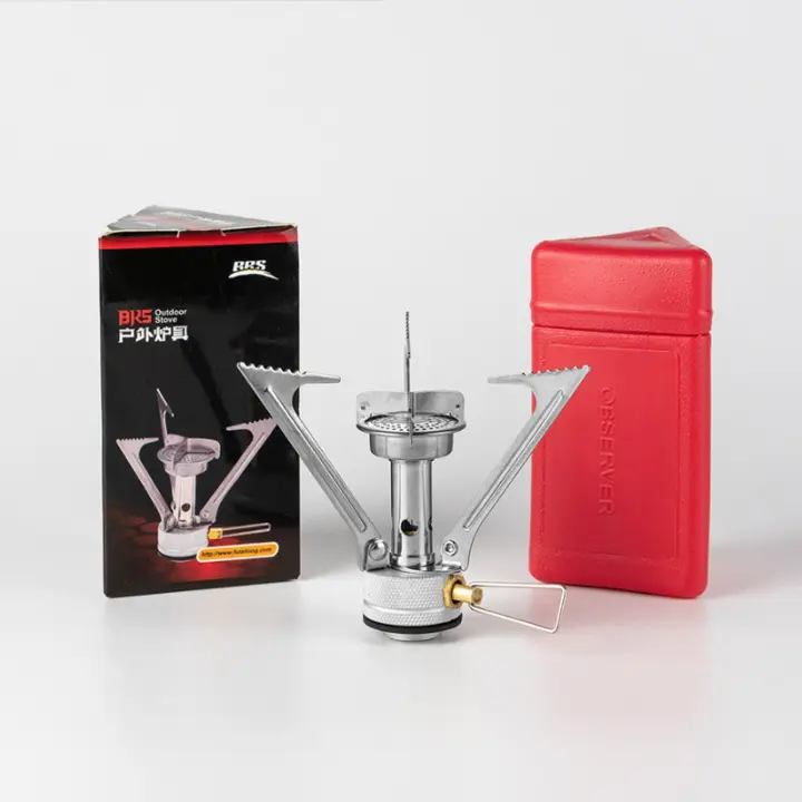 Estufa de Gas Portátil de Acero Inoxidable Ligera para Acampar al Aire Libre - 1