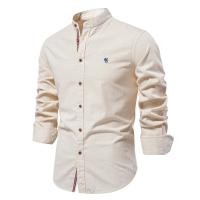 Camisas de Negocios para Hombres Primavera-Verano Moda Japonesa Casual de Algodón y Lino - details 15