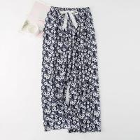 Pijamas de Algodón-Seda para Mujeres Pantalones Corporales Delgados para Embarazadas - details 11