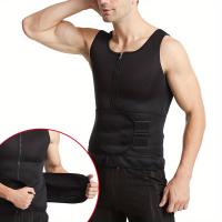 Moldeadores de cuerpo para hombres, cinturón de control de barriga para adelgazar, quema de grasa, pérdida de peso, chaleco - details 2