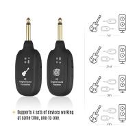 Sistema Inalámbrico A8 para guitarra eléctrica, transmisor y receptor, recargable, para bajo y violín - details 0