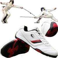 Zapatos de esgrima profesionales para hombre, zapatillas de deporte para esgrima, zapatos de entrenamiento de competición, zapatillas ligeras antideslizantes para hombre - details 2