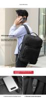 Mochila Unisex Impermeable para Ordenador Portátil de 15,6 Pulgadas, con USB,Para los estudios, viajes o trabajo - details 16