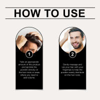 Estilo voluminoso con queratina para el cabello, flequillo sin lavado, peinado cómodo y controlado con aceite, polvo esponjoso - details 3