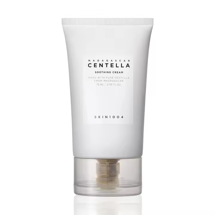 SKIN1004 Crema calmante de centella de Madagascar 2.53 fl.oz, 75 ml, complejo de ceramida cuádruple fortalece la barrera y suaviza la piel - 1