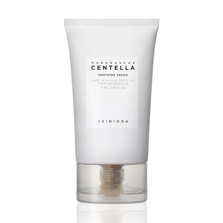 SKIN1004 Crema calmante de centella de Madagascar 2.53 fl.oz, 75 ml, complejo de ceramida cuádruple fortalece la barrera y suaviza la piel - 1