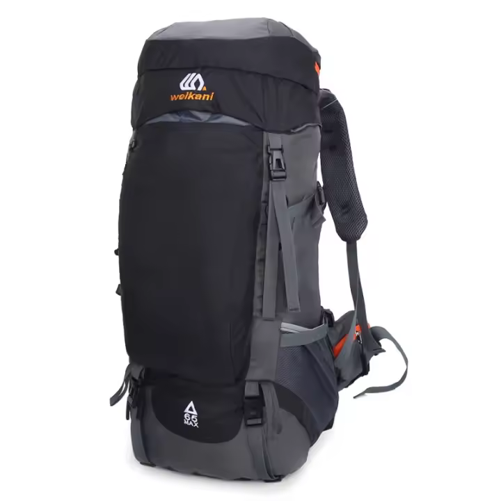 Mochila de viaje multifuncional para hombres y mujeres, mochila de 65 litros, impermeable, para camping, senderismo y viajes - 1