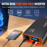 DATOUBOSS Inversor 12V/24V/48V-220V 50HZ 1500W DC a AC Convertidor de Voltaje - details 0