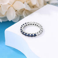 Anillo de Plata Esterlina 925 con Zirconia de Estrella de Copo de Nieve - details 31