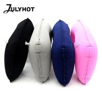 Almohada inflable en forma de U para viajes al aire libre, cojín suave para el cuello, salud, sueño, cabeza, anillo, cojín plegable - details 1