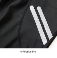 WOSAWE Pantalones de Ciclismo para Hombres Largos de Bicicleta 3D con Gel Compresión Transpirable Material de Poliéster Estilo Normal - details 6