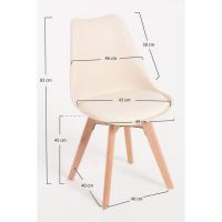 Pack Sillas Comedor - Pack 4 Sillas Synk Basic - Crema - details 2