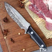 Cuchillo De Cocina Chef Forjado a Mano Acero Inoxidable Cebolla Y Carne Herramienta De Cocina Profesional Con Mango Cómodo - details 8
