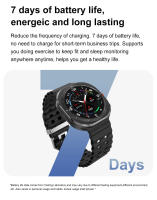 El nuevo 2025 se aplica al reloj comercial de alta gama  DT Watch 7 4G HD Bluetooth Call Music play, múltiples modos de ejercicio, monitoreo de frecuencia cardíaca, oxígeno en sangre y sueño, bloqueo de contraseña independiente, para iOS y Android - details 8