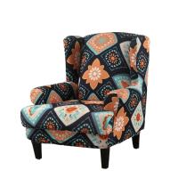 Funda para silla con respaldo de alero, funda para silla con respaldo de alero de 2 piezas, fundas para sillón con respaldo de alero de - details 0