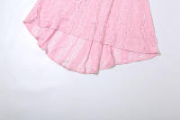 BUNO-Oligai elegante vestido ajustado con hombros descubiertos 2025 nuevo en blanco vestido largo de encaje con mangas acampanadas vestido de invitados de boda para mujer - details 41
