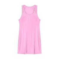 Mini calcetines sin mangas de color sólido con aceite brillante para mujer, vestido corto cansado, vestido elástico con cuello en U para fiesta - details 19