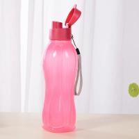 Botella de agua de plástico para deportes al aire libre, recipiente portátil de gran capacidad, Color sólido, 800ML - details 2