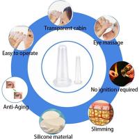 Juego de ventosas faciales de silicona para masaje al vacío, para cuerpo, ojos, cara, cuello, herramienta de cuidado de la piel - details 2