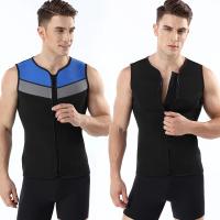Chaleco de buceo para hombre, chaqueta sin mangas de 5MM, traje de buceo dividido, Top de protección solar, mantiene el calor, natación, surf, ropa de esnórquel - details 1