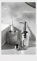 (Juego de 3) Dispensador de champú y gel de baño desinfectante para manos, 500 ml, botella de enchapado, apto para baño - details 9