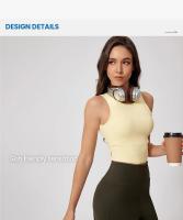 Nuevo sujetador cómodo para Fitness, entrenamiento de gimnasio, ropa interior sin espalda en U de secado rápido para correr al aire libre, camiseta sin mangas transpirable con cierre de cintura para Yoga para mujer - details 1