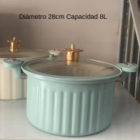Olla romana de baja presión de gran capacidad para cocinar sopa, olla de estofado multifuncional para esmalte, olla Romana - details 3