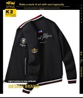 Chaqueta informal bordada para hombre, Blazer de moda, ropa de calle, prendas de vestir exteriores, novedad de otoño - details 0
