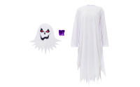 Disfraz de fantasma blanco para niños y niñas, traje de Cosplay de miedo para niños, actuación en escenario, fiesta de carnaval, traje de vestir - details 0