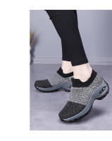 Zapatos deportivos ultraligeros tejidos con colchón de aire para mujer para exteriores, zapatos para caminar un diario - details 7