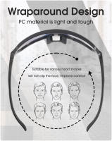Gafas de sol fotocromáticas para hombre, lentes deportivas polarizadas para bicicleta de montaña y carretera, UV400 - details 2