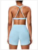 Sujetador deportivo de verano Pure Desire de baja intensidad con almohadillas para el pecho, hermoso top de yoga y entrenamiento físico - details 15